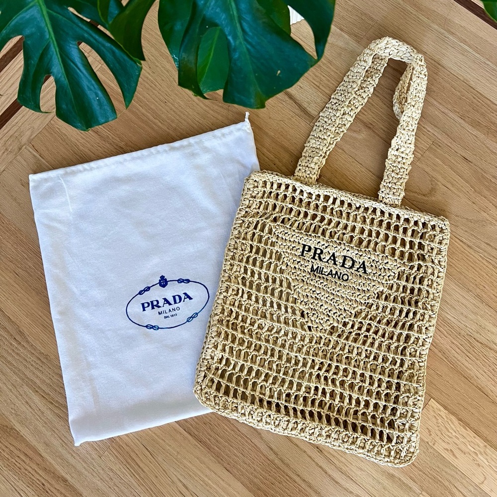 PRADA Raffia Tote COPY